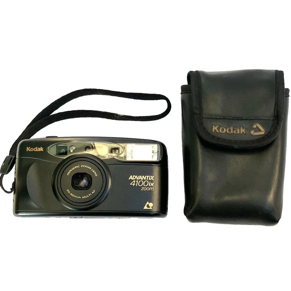 Kodak Advantix 4100ix Zoom Film Camera with Case Vintage 30-60 Lens Point Shoot